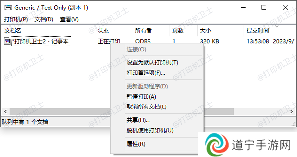 检查打印机状态和设置